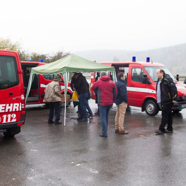 05.11.2016 Besuch Partnerfeuerwehr Frankfurt im Steigerwald